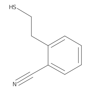 2-(2-Sulfanylethyl)benzonitrile Structure