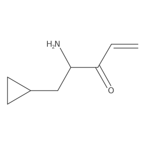 4-Amino-5-cyclopropylpent-1-en-3-one结构式