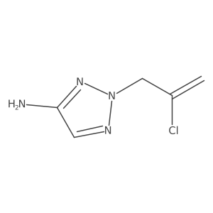2-(2-chloroprop-2-en-1-yl)-2H-1,2,3-triazol-4-amine Structure