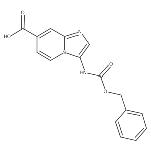 3-{[(Benzyloxy)carbonyl]amino}imidazo[1,2-a]pyridine-7-carboxylic acid Structure