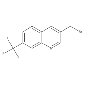 3-(Bromomethyl)-7-(trifluoromethyl)quinoline Structure
