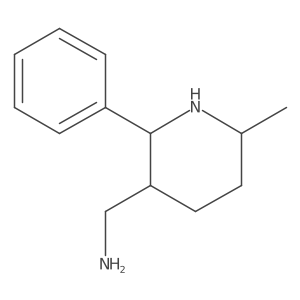 (6-Methyl-2-phenylpiperidin-3-yl)methanamine结构式