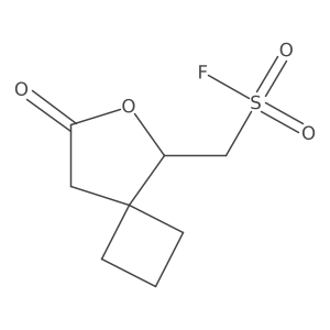 {7-Oxo-6-oxaspiro[3.4]octan-5-yl}methanesulfonyl fluoride Structure