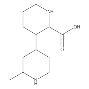 3-(2-Methylpiperidin-4-yl)piperidine-2-carboxylic acid结构式