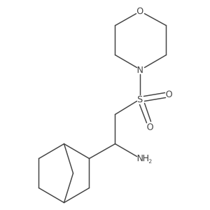 1-{Bicyclo[2.2.1]heptan-2-yl}-2-(morpholine-4-sulfonyl)ethan-1-amine Structure