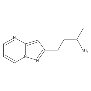 (2R)-4-{pyrazolo[1,5-a]pyrimidin-2-yl}butan-2-amine Structure