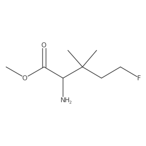 Methyl 2-amino-5-fluoro-3,3-dimethylpentanoate Structure