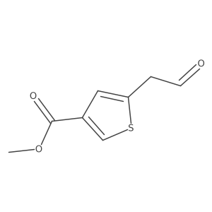 Methyl 5-(2-oxoethyl)thiophene-3-carboxylate结构式