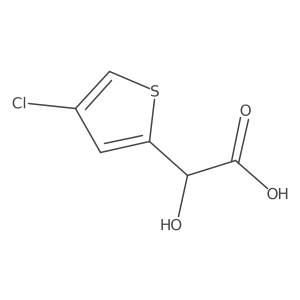 2-(4-Chlorothiophen-2-yl)-2-hydroxyacetic acid结构式