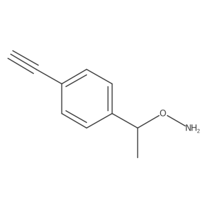 O-[1-(4-ethynylphenyl)ethyl]hydroxylamine结构式