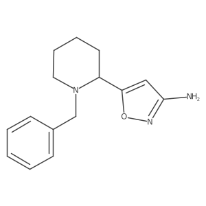 5-(1-Benzylpiperidin-2-yl)-1,2-oxazol-3-amine结构式