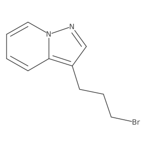 3-(3-Bromopropyl)pyrazolo[1,5-a]pyridine结构式