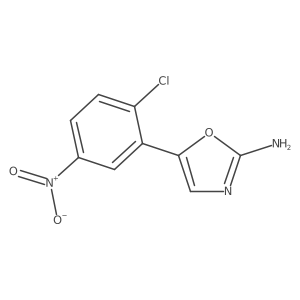 5-(2-Chloro-5-nitrophenyl)-1,3-oxazol-2-amine Structure