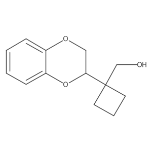 [1-(2,3-Dihydro-1,4-benzodioxin-2-yl)cyclobutyl]methanol结构式