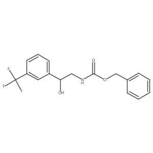 benzyl N-{2-hydroxy-2-[3-(trifluoromethyl)phenyl]ethyl}carbamate Structure
