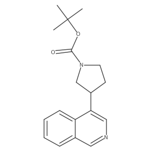 4-(1-Boc-3-pyrrolidinyl)isoquinoline Structure