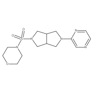 4-{[5-(Pyrazin-2-yl)-octahydropyrrolo[3,4-c]pyrrol-2-yl]sulfonyl}morpholine Structure