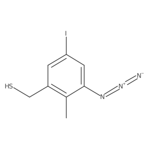 (3-Azido-5-iodo-2-methylphenyl)methanethiol结构式