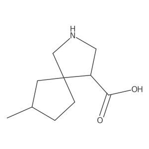 7-Methyl-2-azaspiro[4.4]nonane-4-carboxylic acid Structure