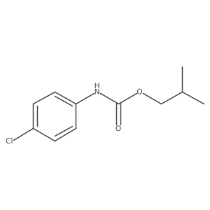 Isobutyl (4-chlorophenyl)carbamate Structure