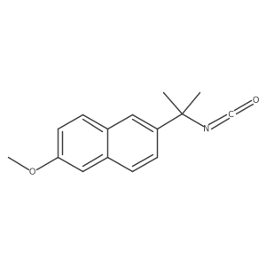 2-(2-Isocyanatopropan-2-yl)-6-methoxynaphthalene Structure