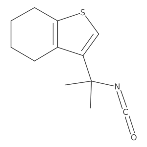3-(2-Isocyanatopropan-2-yl)-4,5,6,7-tetrahydro-1-benzothiophene Structure