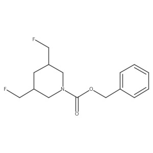 Benzyl 3,5-bis(fluoromethyl)piperidine-1-carboxylate Structure