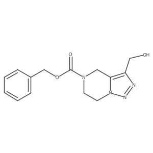 benzyl 3-(hydroxymethyl)-4H,5H,6H,7H-[1,2,3]triazolo[1,5-a]pyrazine-5-carboxylate结构式
