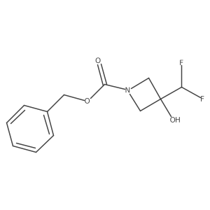 Benzyl 3-(difluoromethyl)-3-hydroxyazetidine-1-carboxylate Structure