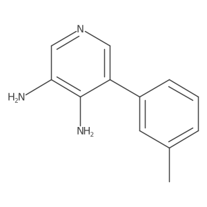 5-(m-Tolyl)pyridine-3,4-diamine Structure