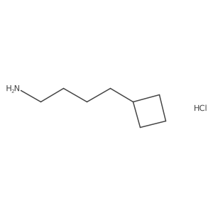 4-Cyclobutylbutan-1-aminehydrochloride Structure
