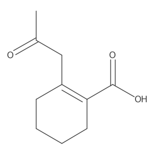 1-Cyclohexene-1-carboxylic acid, 2-(2-oxopropyl)- Structure