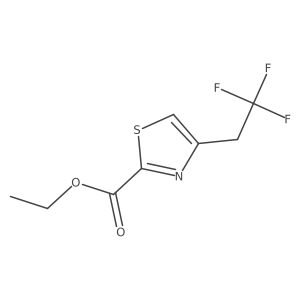 Ethyl 4-(2,2,2-trifluoroethyl)thiazole-2-carboxylate Structure
