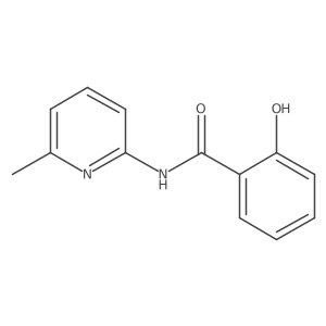 2-hydroxy-N-(6-methylpyridin-2-yl)benzamide结构式