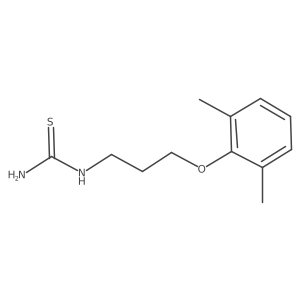 3-(2,6-Dimethylphenoxy)propylthiourea Structure