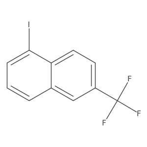 5-Iodo-2-(trifluoromethyl)naphthalene Structure