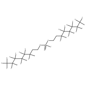 Bis(3,3,4,4,5,5,6,6,7,7,8,8,8-tridecafluorooctyl) phosphate ion(1-) Structure