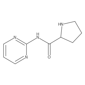 (S)-N-(Pyrimidin-2-yl)pyrrolidine-2-carboxamide Structure