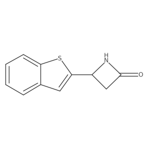 4-(benzothiophen-2-yl)azetidin-2-one Structure