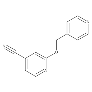 2-(Pyridin-4-ylmethoxy)pyridine-4-carbonitrile Structure