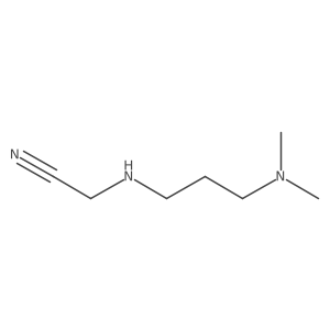 2-((3-(Dimethylamino)propyl)amino)acetonitrile结构式