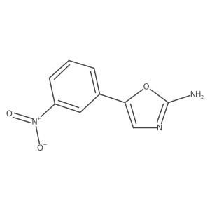 5-(3-Nitrophenyl)oxazol-2-amine结构式