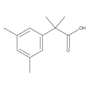 2-(3,5-Dimethylphenyl)-2-methylpropanoic acid结构式