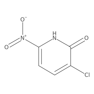 3-chloro-6-nitro-1H-pyridin-2-one结构式