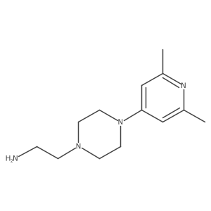 2-[4-(2,6-Dimethylpyridin-4-yl)piperazin-1-yl]ethanamine Structure