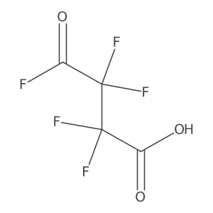 2,2,3,3,4-Pentafluoro-4-oxobutanoic acid结构式