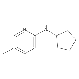 N-cyclopentyl-5-methylpyridin-2-amine Structure