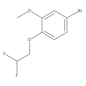 4-Bromo-1-(2,2-difluoroethoxy)-2-methoxybenzene Structure