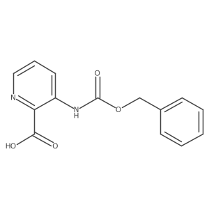 3-{[(Benzyloxy)carbonyl]amino}pyridine-2-carboxylic acid结构式