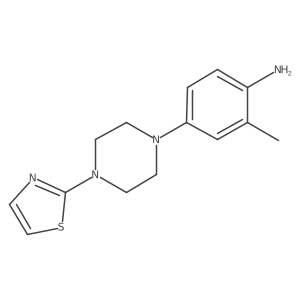 Benzenamine, 2-methyl-4-[4-(2-thiazolyl)-1-piperazinyl]-结构式